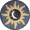 Mosaico Celeste - Luna Sole & Stelle