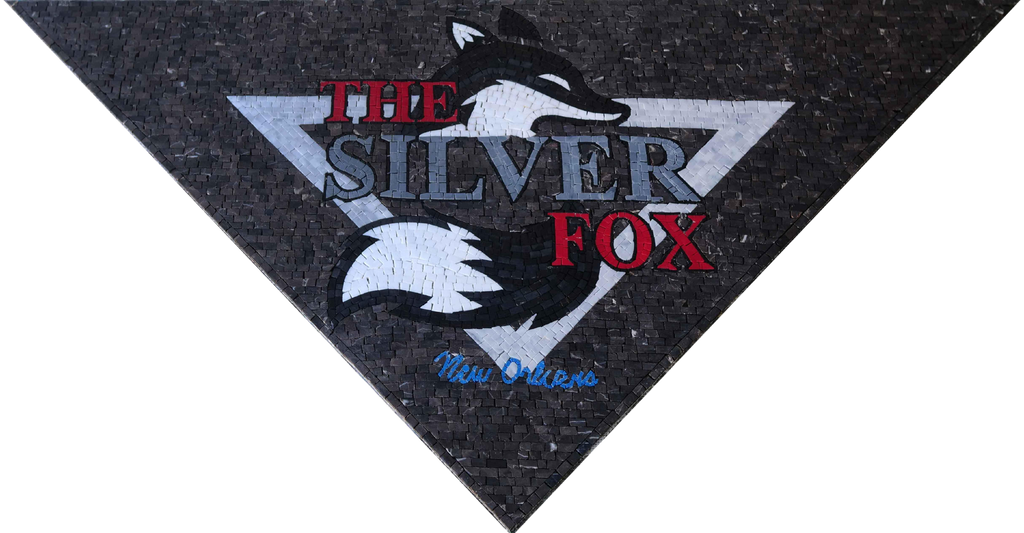 Arte del mosaico personalizzata - La volpe d'argento