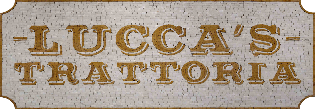 Mosaicos personalizados - Lucca's Trattoria