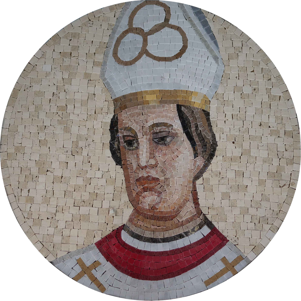 Mosaico Hecho a Mano - Icono Religioso