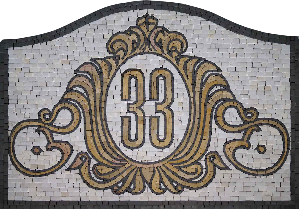 Mosaico hecho a mano - Treinta y tres