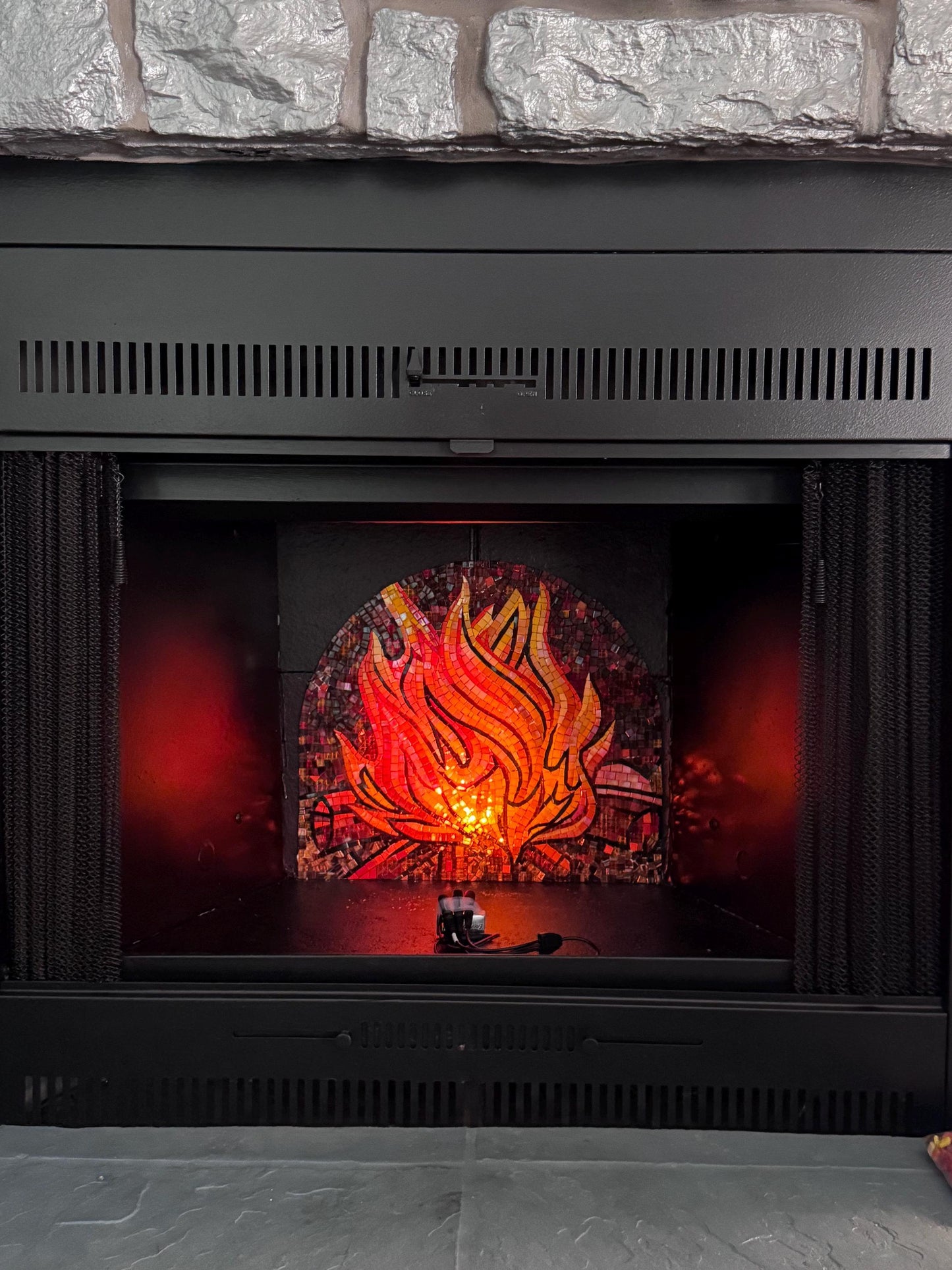 Campfire I - Mosaic Artwork