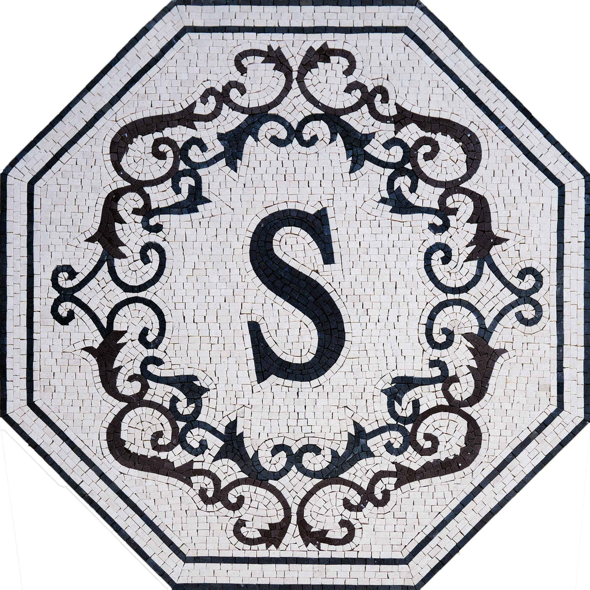 S Sign Design Letter 'S' Mosaic Sign