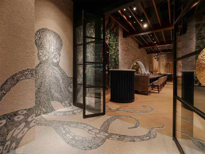 Oceanic Kraken: A Mosaic Masterpiece