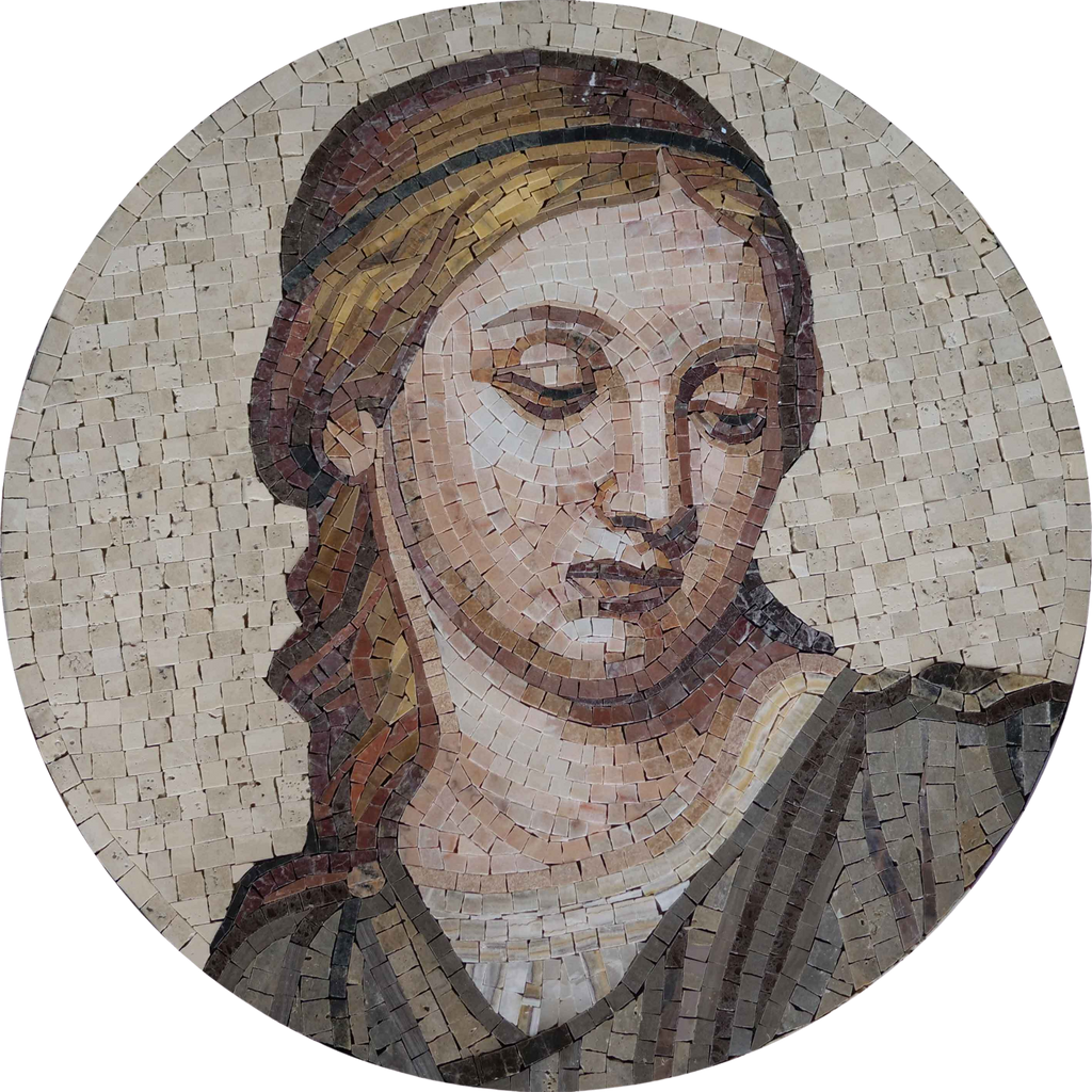 Arte em mosaico - Santa Inês de Roma