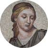 Mosaic Art - Saint Agnes Of Rome
