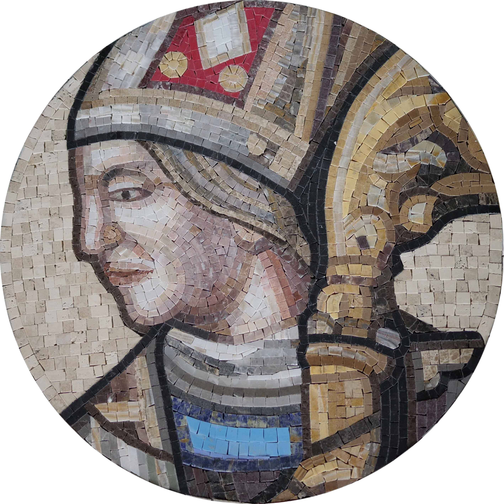 Mosaic Artwork - Saint Arnulf Of Metz