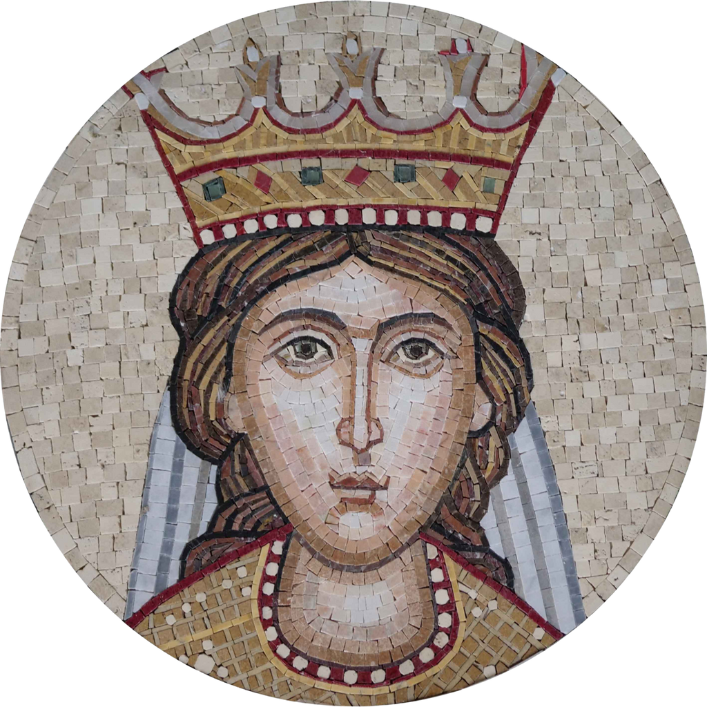 Conception de mosaïque - Sainte Catherine d'Alexandrie