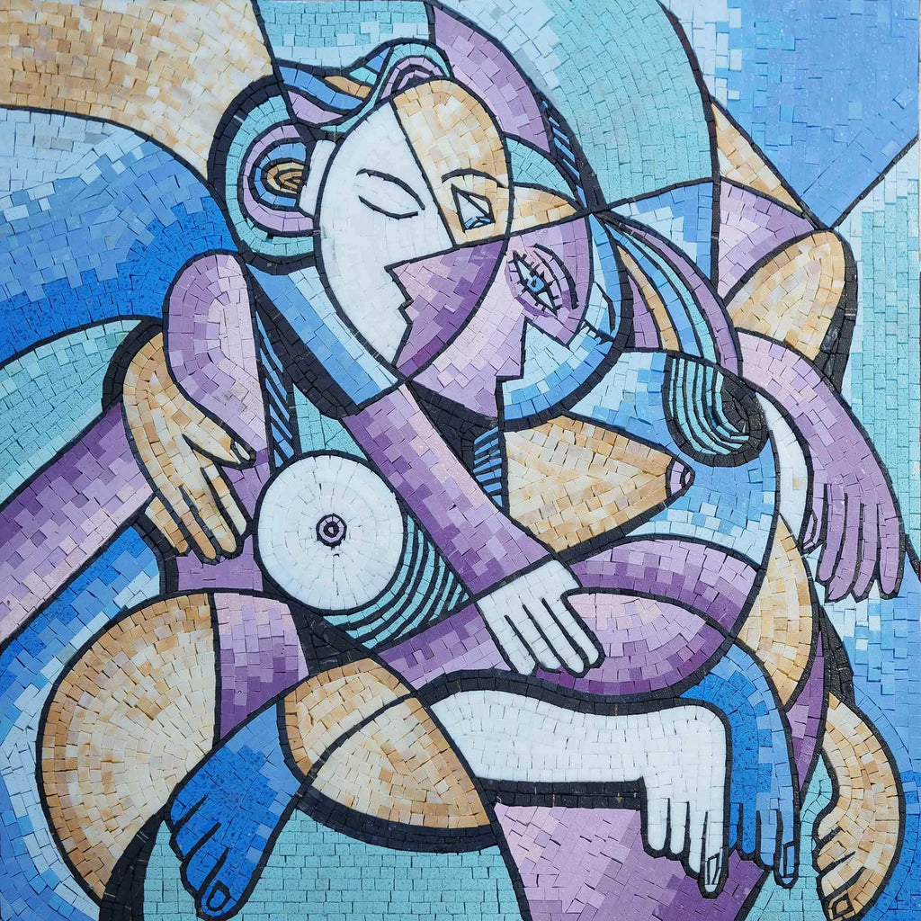 Amor sin fin de Anthony Fablo - Reproducción de mosaico abstracto
