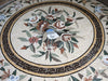 Un labirinto floreale - Medaglione a mosaico di fiori