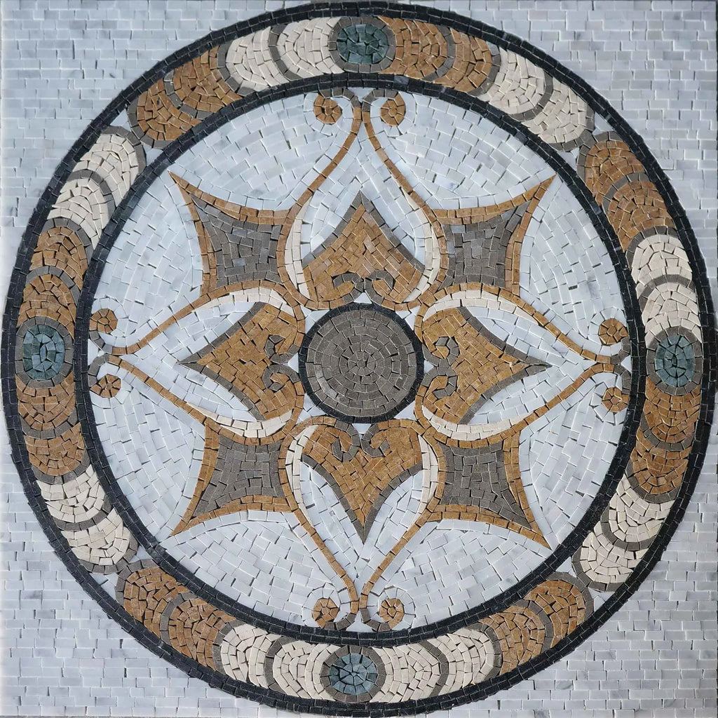 Agadir - Opera d'arte a mosaico geometrico