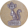 Medalhão Mosaico - Gopher Dourado