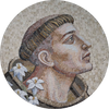 Medalhão Mosaico - Santo Antônio De Pádua