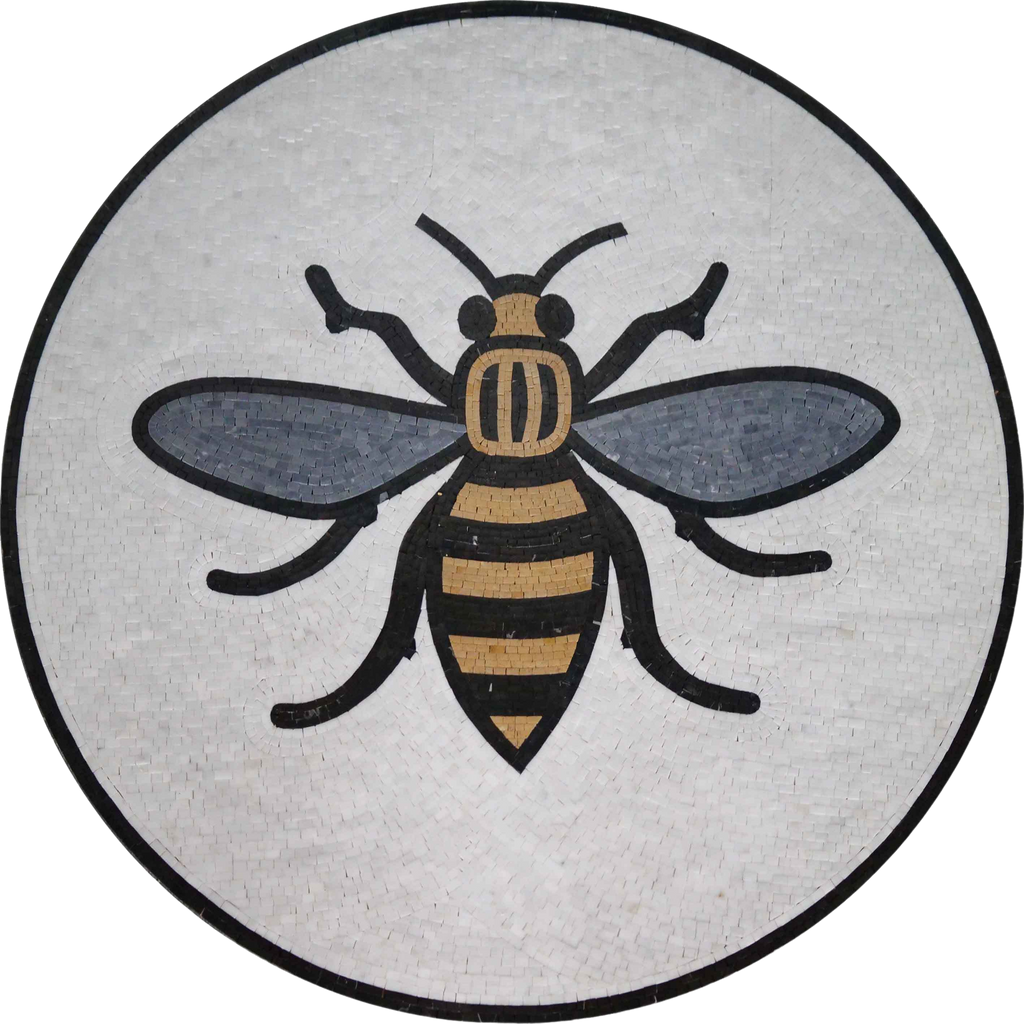 Mosaic Medallion - The Bee