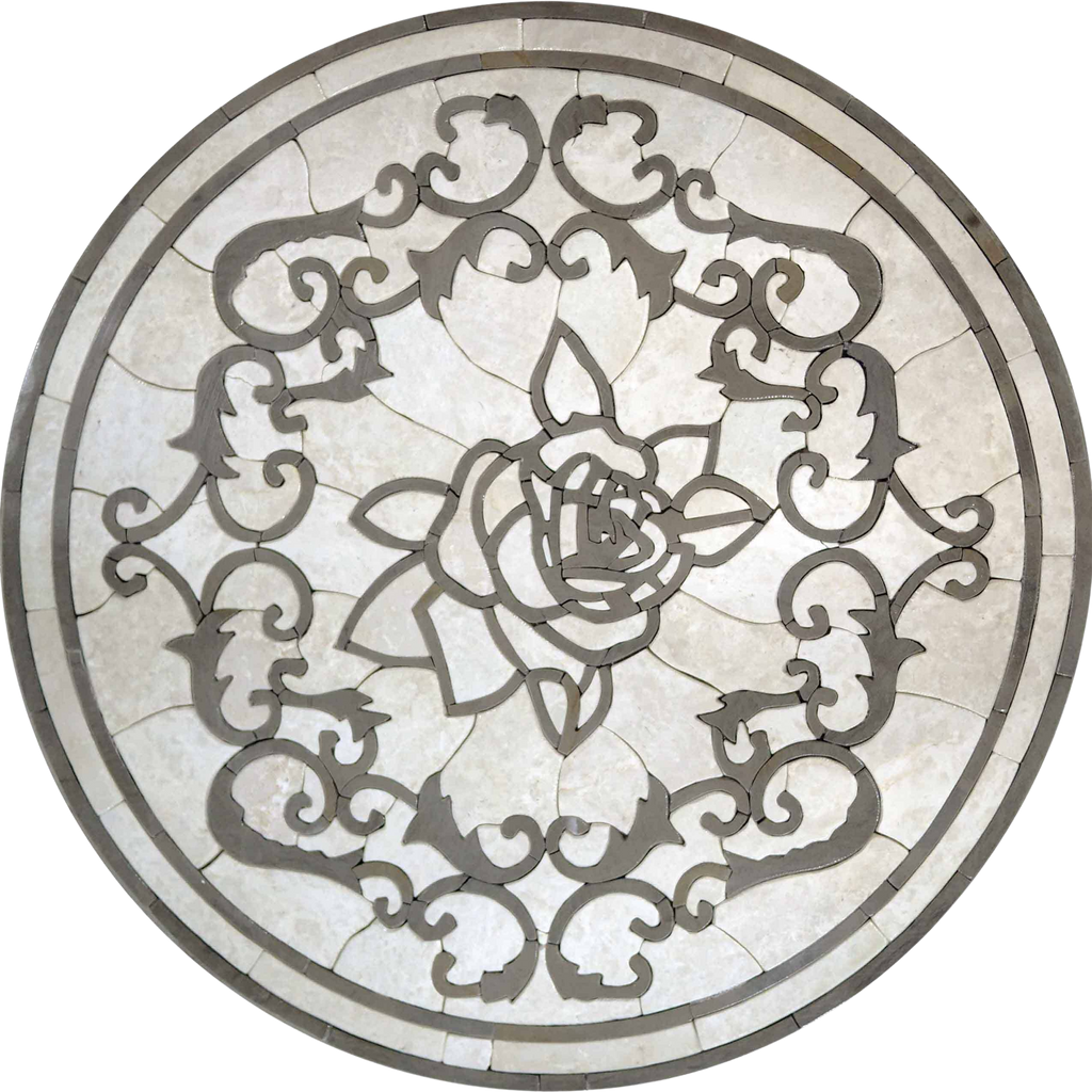 Medallón Mosaico - La Rosa