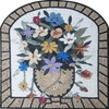 Flor de mosaico - El jarrón de colores