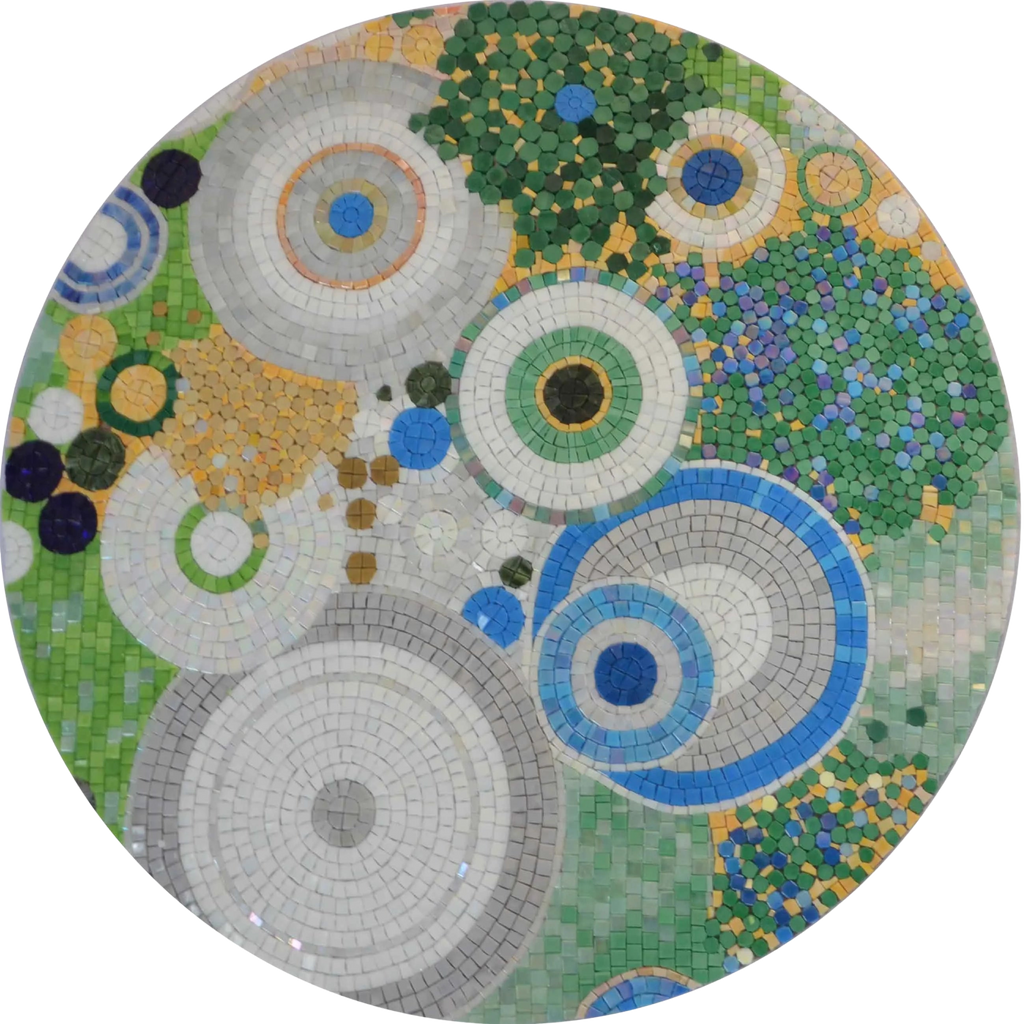 Mosaico de vidro abstrato - Anastasia II