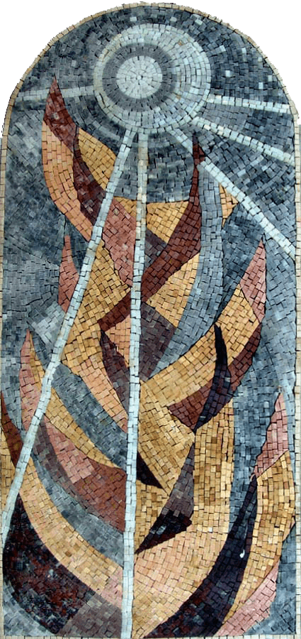 Cielo impresionista - Arte abstracto del mosaico