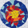 Mosaico astratto - disegno astratto variopinto
