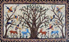 Afrikanische Mosaikkunst - Baum des Lebens