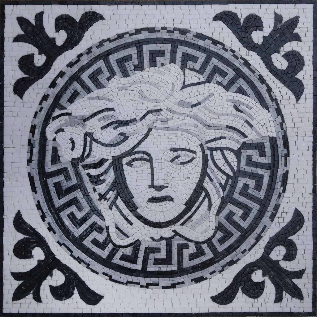 Mosaico antico - Versace in bianco e nero
