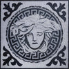 Ancient Mosaic - Black & White Versace