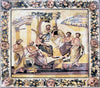 Arte de mosaico de escena antigua