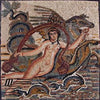 Afrodita diosa del amor mosaico ilustraciones