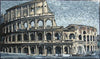 Arte em mosaico de mármore do Coliseu