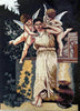 Mosaïques personnalisées - Déesse grecque et anges