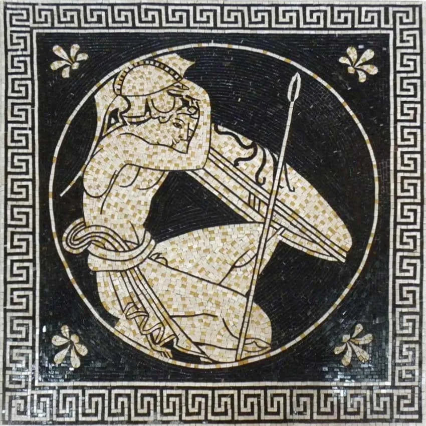 Геометрические древние мозаики