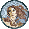 Dea dell'amore e della bellezza - Medaglione a mosaico