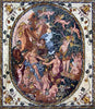 Hendrick van Balen Bacco e Diana - Riproduzione in mosaico