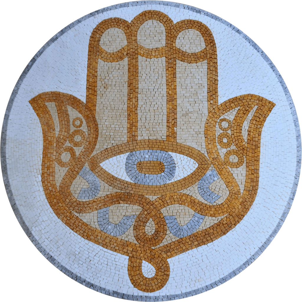 Medalhão Mosaico Judaico - Ahimssa