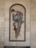 Griechische Dame-Mosaik-Kunstwerk