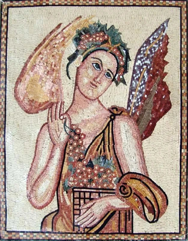 Arte Mosaico - Dios Eshmun