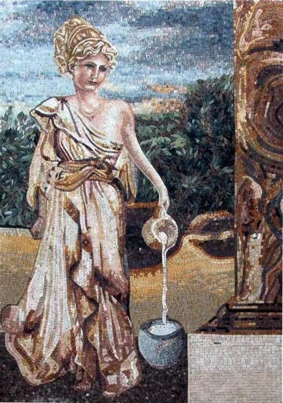 Arte del mosaico - Elena di Troia