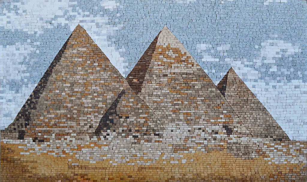 Diseños de mosaicos - Pirámides de Giza