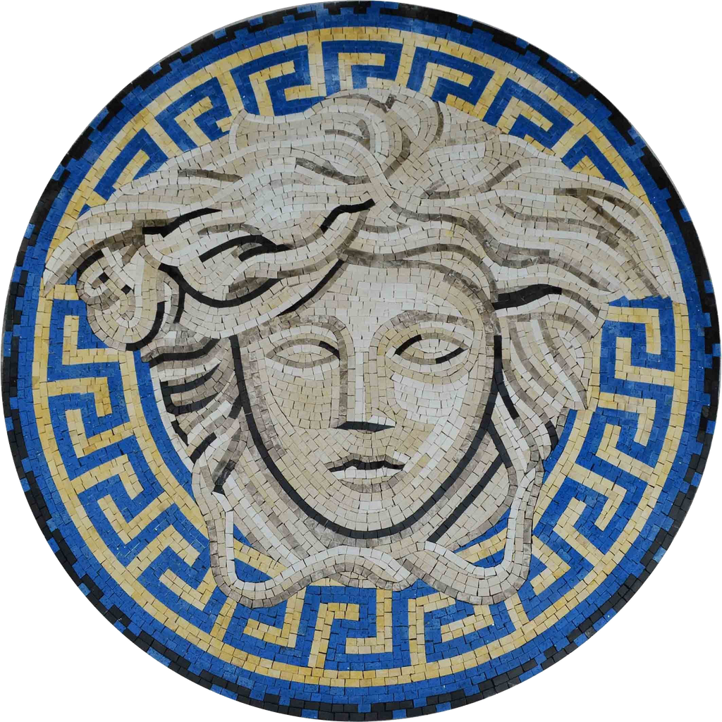 Squisita piastrella a mosaico personalizzata Versace