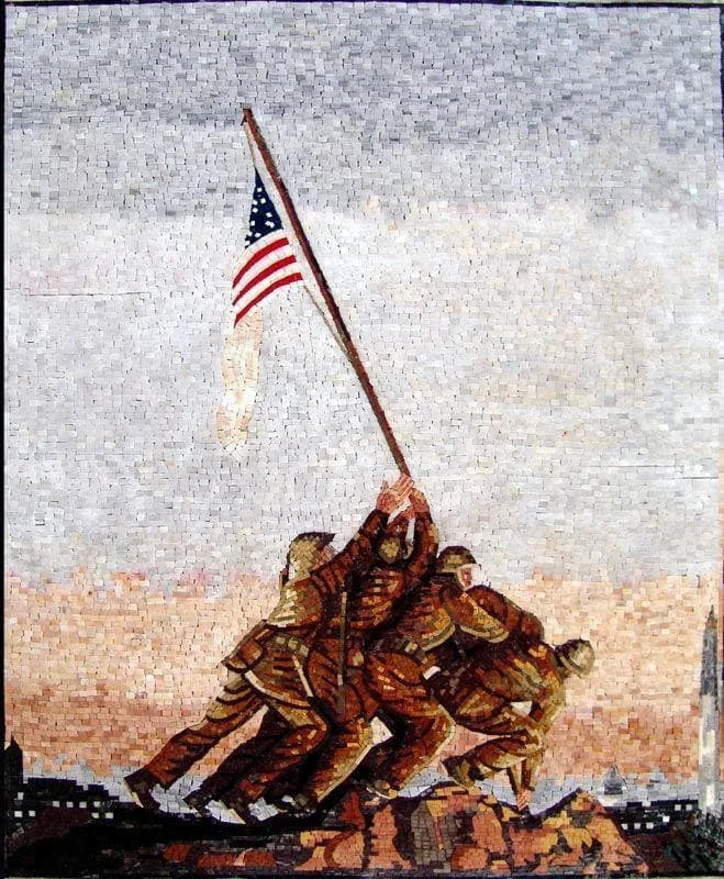 9/11 Memorial - Arte mosaico
