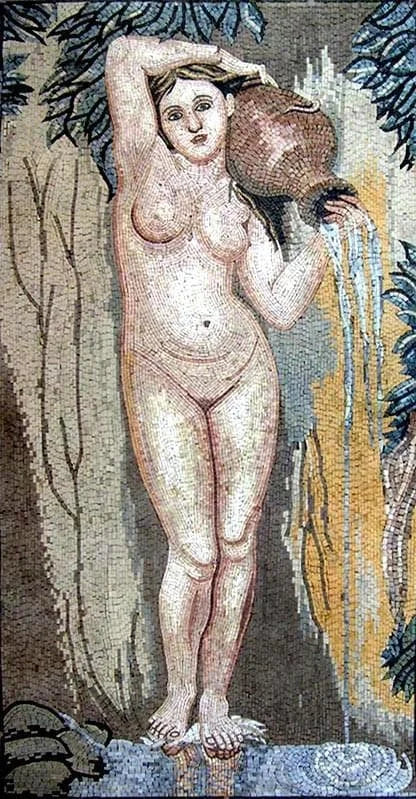 Mosaic Reproduction - ean Auguste - The Spring