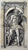 Murale en mosaïque de marbre Neptune God