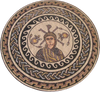 Mosaico di medaglioni religiosi