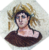 Déesse romaine de la mosaïque de la jeunesse