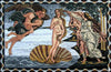 Sandro Botticelli El poder del nacimiento - Reproducción de arte en mosaico