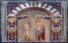 Нептун и Амфитрита - репродукция римской мозаики