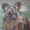 African Wild Dog - Mosaic Art