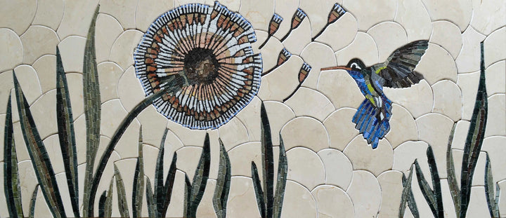 Mosaikkunst - Kolibri