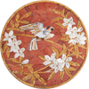 Mosaic Art Medallion - Singing Bird