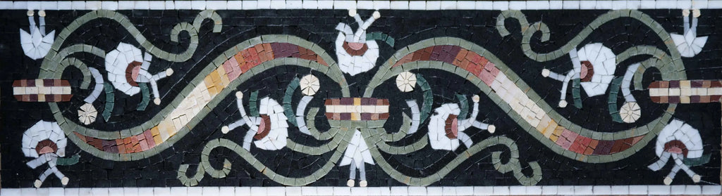 Borde estético - Mosaico hecho a mano